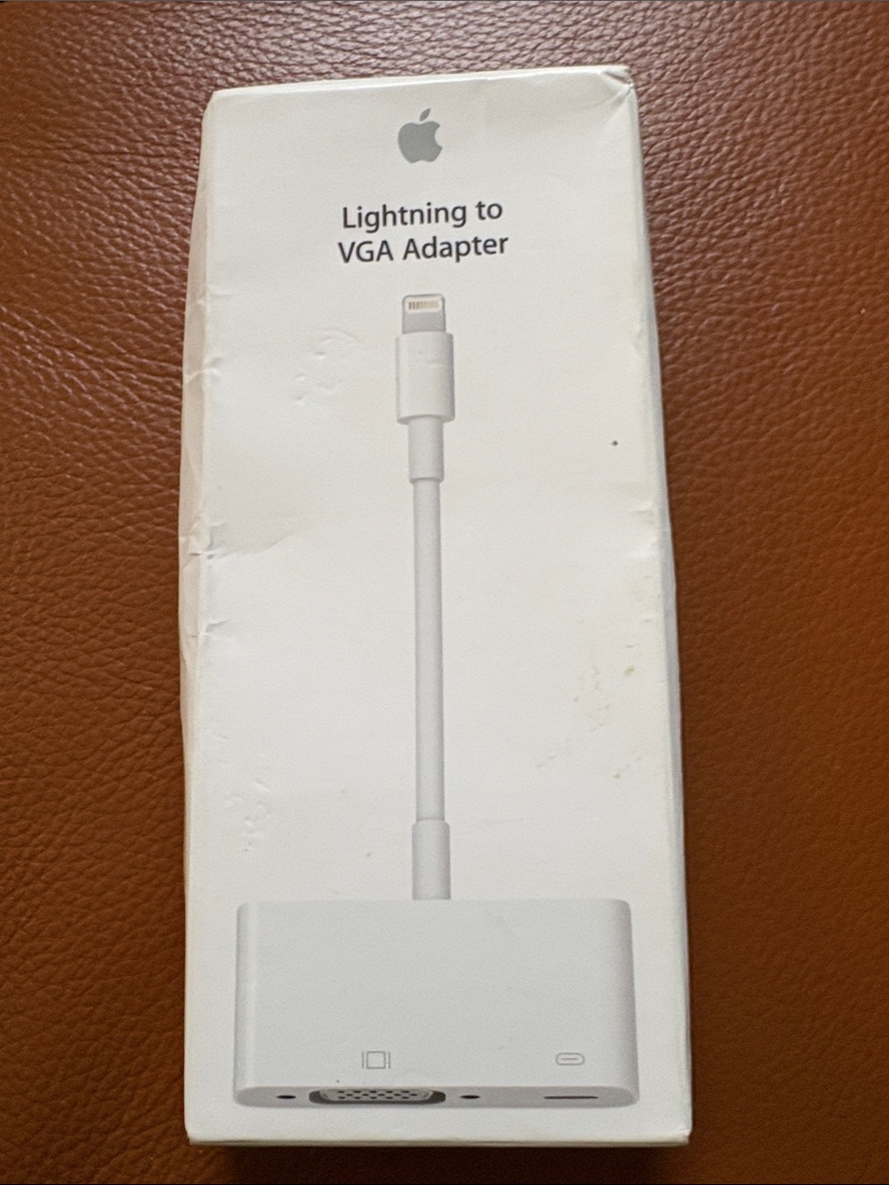 Apple MD825AM/A Lightning to VGA Adapter Genuine OEM New Open Box iPhone iPad